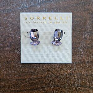 Sorrelli Deep Purple/Lavender Post Earrings